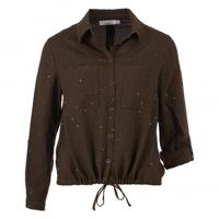 Enjoy - Bruin | Dames | Blouse | Bruin | L | regular | Kamst mode