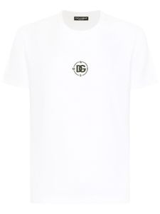 Dolce & Gabbana t-shirt à imprimé Marina - Blanc