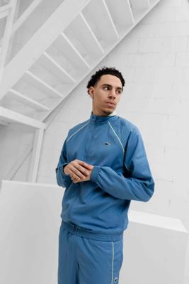 Lacoste Trim Accent Sport Trainingspak Heren Donkerblauw - Maat XL - Kleur: LichtblauwLichtgroen | Soccerfanshop