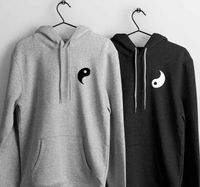 Yin Yang hoodies voor koppels - thumbnail