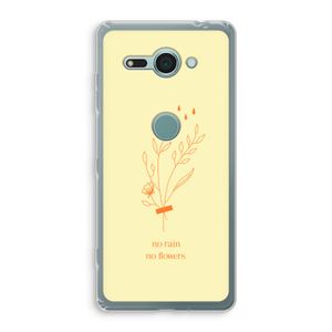 No rain no flowers: Sony Xperia XZ2 Compact Transparant Hoesje