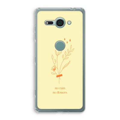 No rain no flowers: Sony Xperia XZ2 Compact Transparant Hoesje