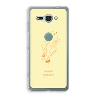 No rain no flowers: Sony Xperia XZ2 Compact Transparant Hoesje