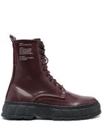 Virón 1992 combat boots - Rouge