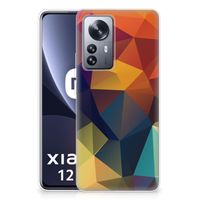 Xiaomi 12 Pro TPU Hoesje Polygon Color