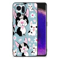 OPPO Find X5 Dierenprint Telefoonhoesje Hondjes