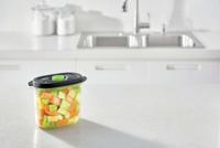 FoodSaver FFC023X Voorraaddoos Ovaal Doos 1,8 l Zwart, Transparant 1 stuk(s)