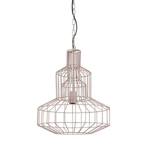 Light & Living - Hanglamp Fynn - 40x40x47 - Bruin