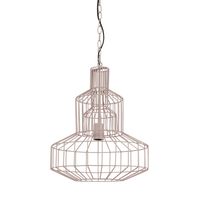 Light & Living - Hanglamp Fynn - 40x40x47 - Bruin