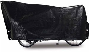 VK bakfietsbeschermhoes Cargo Bike 295 x 120 cm zwart