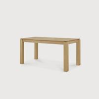 Ethnicraft Eettafel 'Slice' Geolied Eikenhout, 160 x 90cm