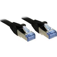 LINDY 47185 RJ45 Netwerkkabel, patchkabel CAT 6A S/FTP 20.00 m Zwart Snagless 1 stuk(s)