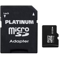 Platinum 177332 microSDHC-kaart 32 GB Class 10 Incl. SD-adapter
