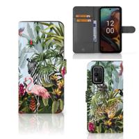 Telefoonhoesje | Met pasjeshouder | voor Nokia XR21 Jungle