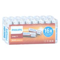 Philips Longlife AA Batterij, 16st. - thumbnail