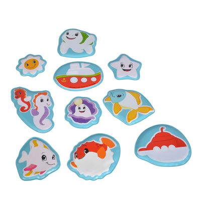 ABC magische badspeelgoed zeedieren 10dlg.