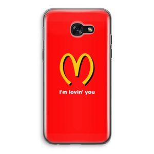 I'm lovin' you: Samsung Galaxy A5 (2017) Transparant Hoesje