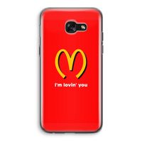 I'm lovin' you: Samsung Galaxy A5 (2017) Transparant Hoesje