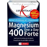 Lucovitaal Magnesium 400 Forte Citroensmaak 20Stuks