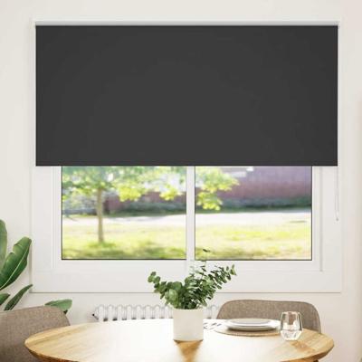Rolgordijn verduisterend 145x130 cm stofbreedte 141,6 cm zwart