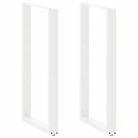 Bartafelpoten 2 st U-vormig 60x(110-111) cm staal wit