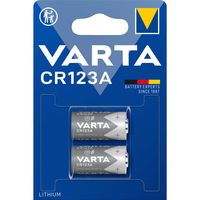 Varta Lithiumthionylchloride-Batterij ER14505 | 3 V DC | 1430 mAh | 2 stuks | Grijs / Zilver | 1 stuks - VARTA-CR123A-2 VARTA-CR123A-2