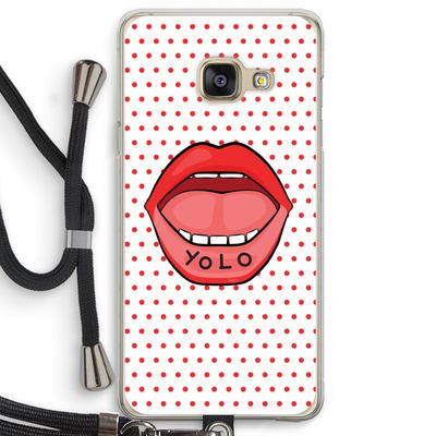 Yolo Denise: Samsung Galaxy A3 (2016) Transparant Hoesje met koord