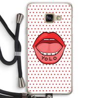 Yolo Denise: Samsung Galaxy A3 (2016) Transparant Hoesje met koord