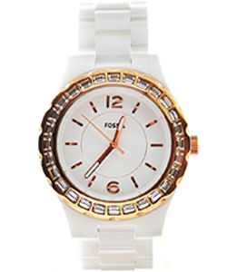 Horlogeband Fossil CE1068 Keramiek Wit 20mm