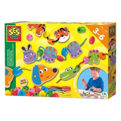 SES dieren rijgen met kralen