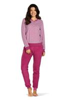 Badstoffen pyjama rood Comtessa