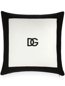 Dolce & Gabbana coussin à logo imprimé - Noir