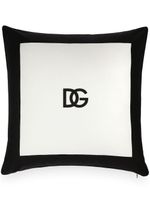 Dolce & Gabbana coussin à logo imprimé - Noir - thumbnail