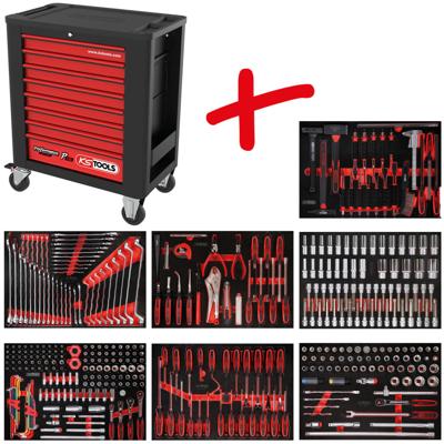 KS TOOLS Tool trolley equipped ks-tools p15 403-pcs.