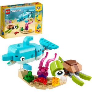 LEGO Creator 3-in-1 - Dolfijn en schildpad constructiespeelgoed 31128