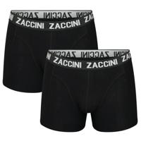 Zaccini - heren boxershort zwart - Adelio - 2-pak