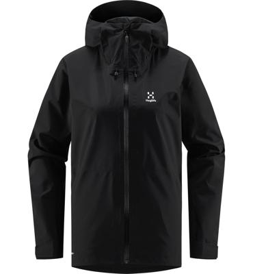 Haglofs Aria Proof Jas Dames Hardshell Jas True Black L
