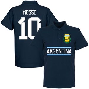 Argentinië Messi 10 Team Polo