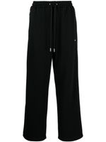 TEAM WANG design pantalon de jogging à coupe droite - Noir - thumbnail