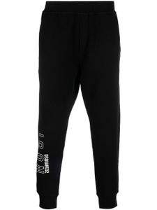 DSQUARED2 pantalon de jogging à logo Icon imprimé - Noir