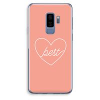 Best heart: Samsung Galaxy S9 Plus Transparant Hoesje