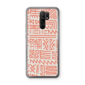 Marrakech Pink: Xiaomi Redmi 9 Transparant Hoesje