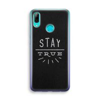 Stay true: Huawei P Smart (2019) Transparant Hoesje