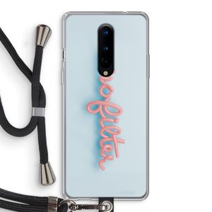 #nofilter: OnePlus 8 Transparant Hoesje met koord