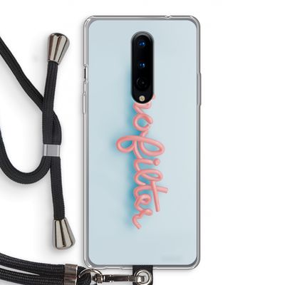 #nofilter: OnePlus 8 Transparant Hoesje met koord