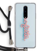 #nofilter: OnePlus 8 Transparant Hoesje met koord
