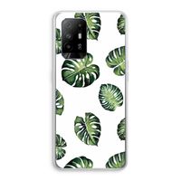 Tropische bladeren: Oppo A94 5G Transparant Hoesje