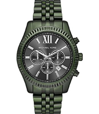 Horlogeband Michael Kors MK8604 Roestvrij staal (RVS) Groen 22mm
