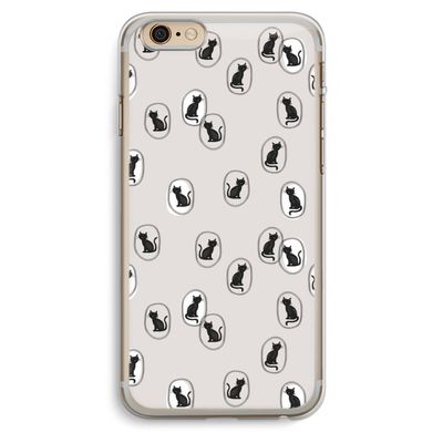 Miauw: iPhone 6 Plus / 6S Plus Transparant Hoesje