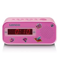 Lenco CR-205PK Wekker radio Roze